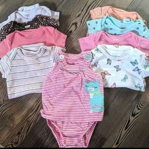 💮Baby girls Onesie Lot